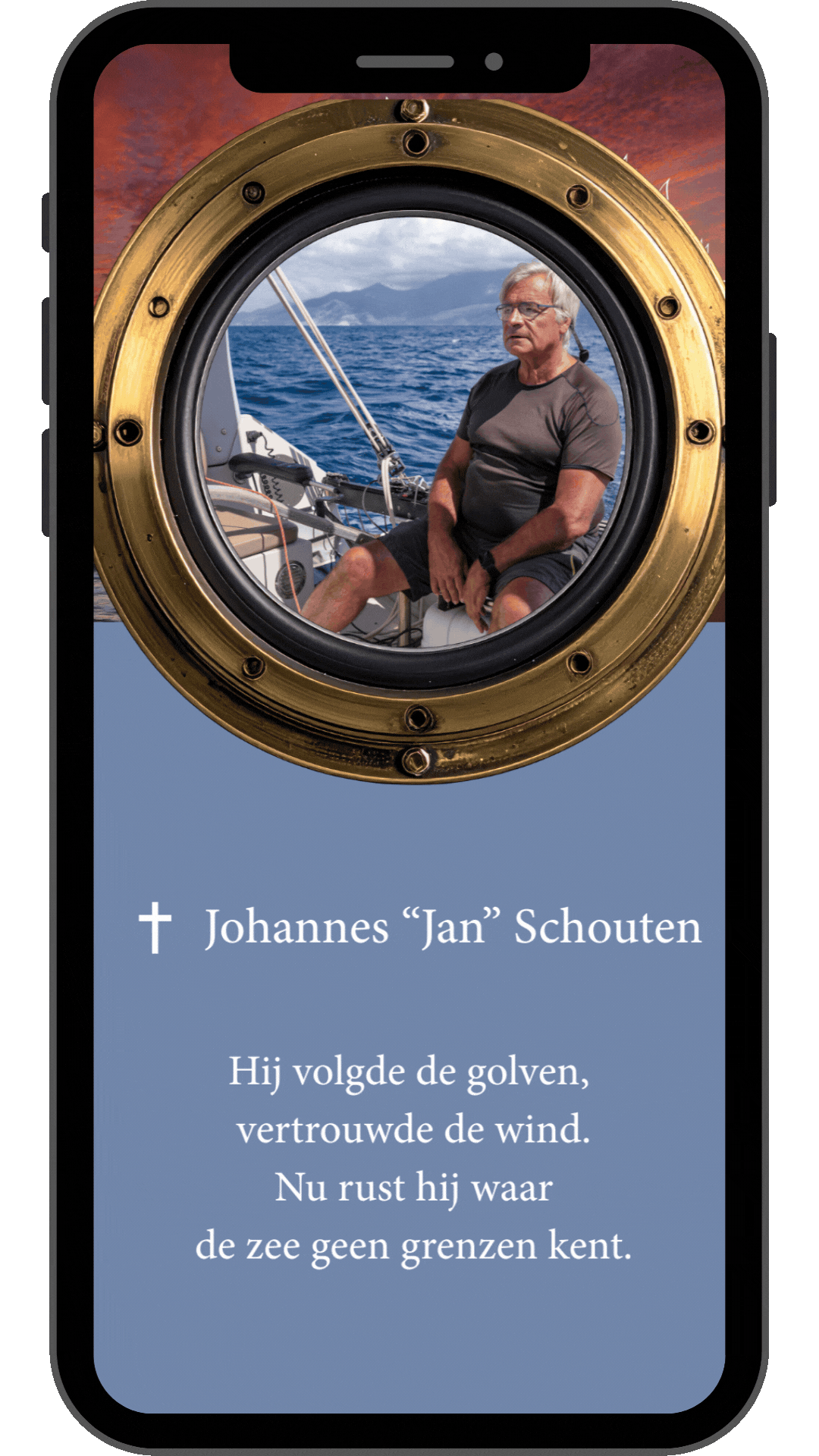 Digitale rouwkaarten met aandacht. Persoonlijk gemaakt, snel te delen en zorgvuldig afgestemd, zodat u familie en vrienden warm en respectvol kunt informeren.