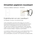 Digitaliseren papieren rouwkaart
